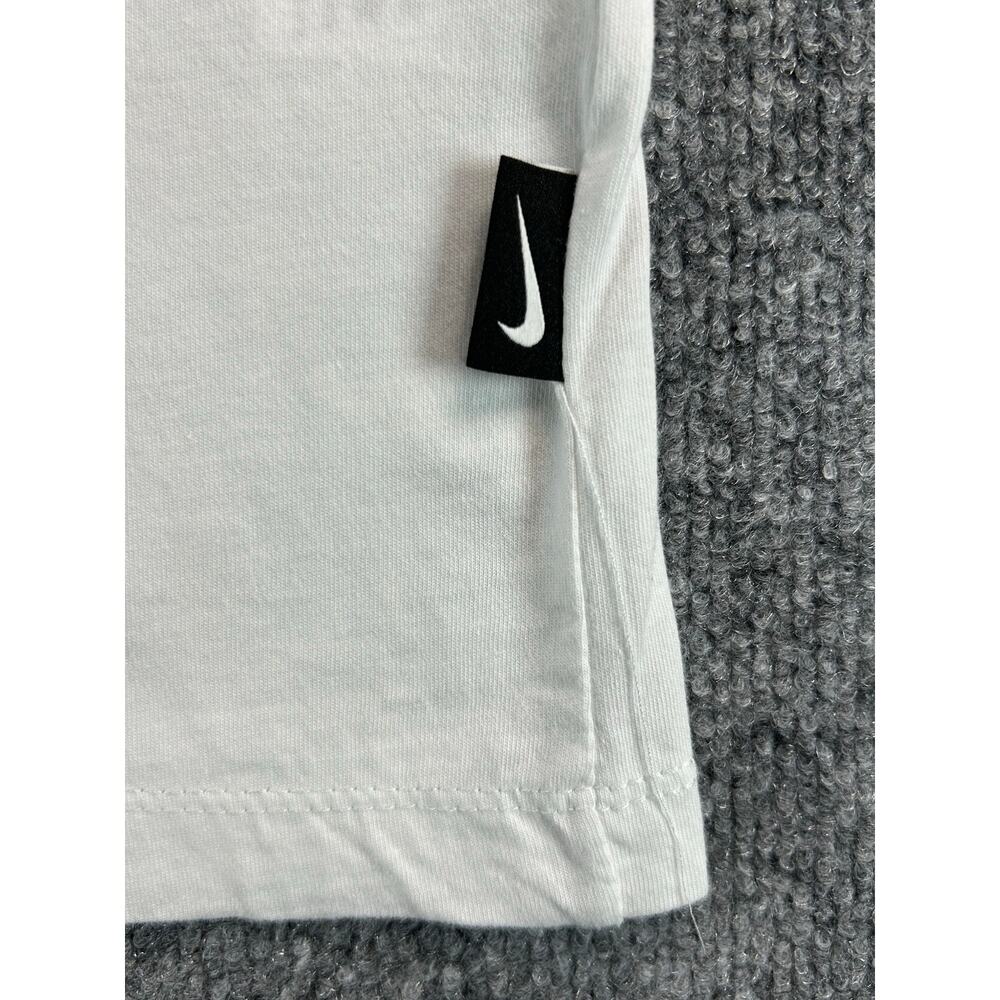 Nike Air Graphic T-Shirt MENS S White Purple Orange Logo Tee Casual Streetwear - Picture 6 of 8